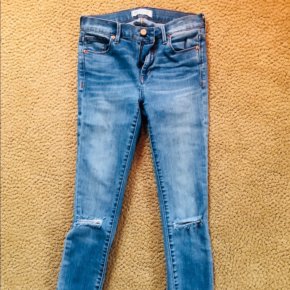 Light wash madewell jeans